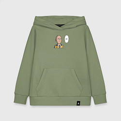 Толстовка детская хлопковая Ванпанчмен ок, цвет: авокадо