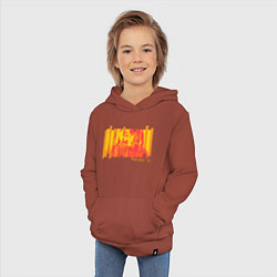 Толстовка детская хлопковая Mickey - 17, цвет: кирпичный — фото 2