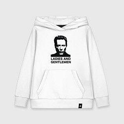 Толстовка детская хлопковая Кристофер Уокен, цвет: белый