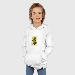 Толстовка детская хлопковая Gallinazzo Crypto, цвет: белый — фото 2