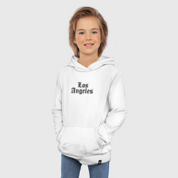 Толстовка детская хлопковая Los Angeles - California USA, цвет: белый — фото 2