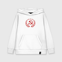 Детская толстовка-худи Герб СССР серп и молот
