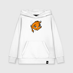 Толстовка детская хлопковая Милая рыбка, цвет: белый