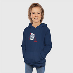 Толстовка детская хлопковая Money heist look, цвет: тёмно-синий — фото 2