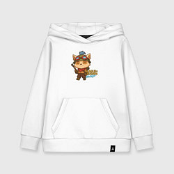 Толстовка детская хлопковая Тимо Лига Легенд, цвет: белый