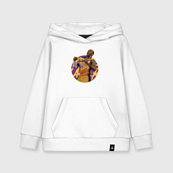 Толстовка детская хлопковая Kobe Bryant winner, цвет: белый