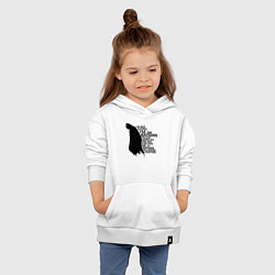 Толстовка детская хлопковая Я не говорю что я Бэтмен, цвет: белый — фото 2