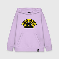 Толстовка детская хлопковая HC Boston Bruins Label, цвет: лаванда