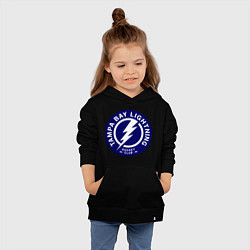 Толстовка детская хлопковая HC Tampa Bay Lightning, цвет: черный — фото 2