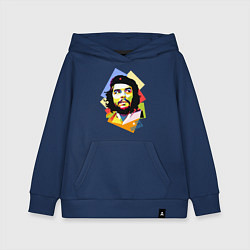Толстовка детская хлопковая Che Guevara Art, цвет: тёмно-синий