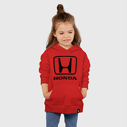 Толстовка детская хлопковая Honda logo, цвет: красный — фото 2