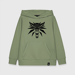 Толстовка детская хлопковая The Witcher 3, цвет: авокадо