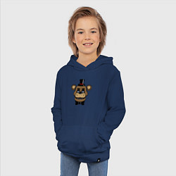 Толстовка детская хлопковая Freddy FNAF, цвет: тёмно-синий — фото 2