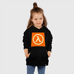 Толстовка детская хлопковая Half-Life, цвет: черный — фото 2