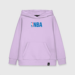 Толстовка детская хлопковая NBA, цвет: лаванда
