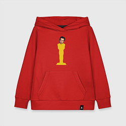 Толстовка детская хлопковая Oscar Dicaprio, цвет: красный