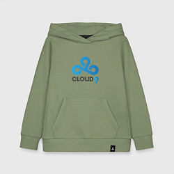 Толстовка детская хлопковая Cloud9, цвет: авокадо