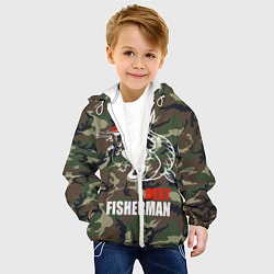 Куртка с капюшоном детская Best fisherman, цвет: 3D-белый — фото 2