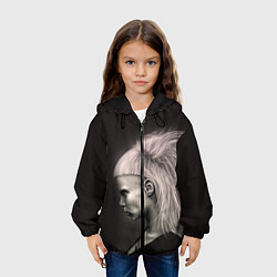 Куртка с капюшоном детская Die Antwoord GIrl, цвет: 3D-черный — фото 2