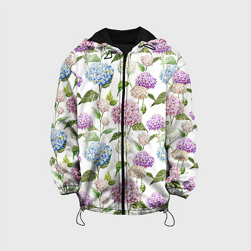 Детская куртка Цветы и бабочки 4 / 3D-Черный – фото 1