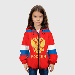 Куртка с капюшоном детская Сборная РФ: #8 OVECHKIN, цвет: 3D-черный — фото 2