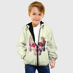 Куртка с капюшоном детская Skull, цвет: 3D-черный — фото 2