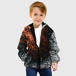 Куртка с капюшоном детская Technology, цвет: 3D-черный — фото 2