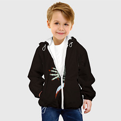 Куртка с капюшоном детская Зомби, цвет: 3D-белый — фото 2