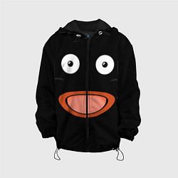 Куртка с капюшоном детская Mr Popo Face, цвет: 3D-черный