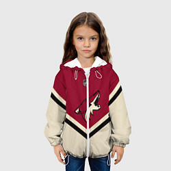 Куртка с капюшоном детская NHL: Arizona Coyotes, цвет: 3D-белый — фото 2