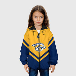 Куртка с капюшоном детская NHL: Nashville Predators, цвет: 3D-черный — фото 2