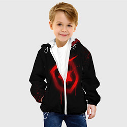 Куртка с капюшоном детская Gambit: Black collection, цвет: 3D-белый — фото 2