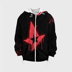 Куртка с капюшоном детская Astralis: Black collection, цвет: 3D-белый