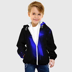 Куртка с капюшоном детская Titan: Black collection, цвет: 3D-белый — фото 2