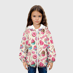 Куртка с капюшоном детская Радости для сладости, цвет: 3D-белый — фото 2