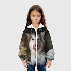 Куртка с капюшоном детская Бородулинская сторожевая, цвет: 3D-белый — фото 2