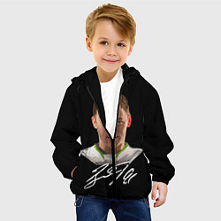 Куртка с капюшоном детская Тарасенко, цвет: 3D-черный — фото 2