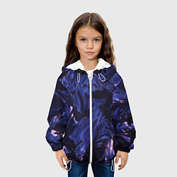 Куртка с капюшоном детская Нефть, цвет: 3D-белый — фото 2