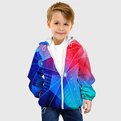 Куртка с капюшоном детская Коды, цвет: 3D-белый — фото 2