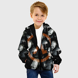 Куртка с капюшоном детская Альянс не дремлет, цвет: 3D-черный — фото 2