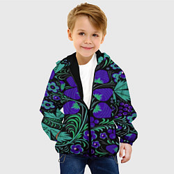 Куртка с капюшоном детская Khokhloma, цвет: 3D-черный — фото 2