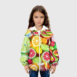 Куртка с капюшоном детская Candy Summer, цвет: 3D-белый — фото 2
