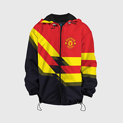 Куртка с капюшоном детская Man UTD FC: Black style, цвет: 3D-черный