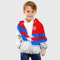 Куртка с капюшоном детская Bayern FC: White style, цвет: 3D-белый — фото 2