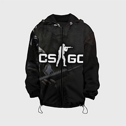 Куртка с капюшоном детская CS:GO SWAT, цвет: 3D-черный