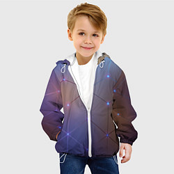 Куртка с капюшоном детская НЕЙРОННАЯ СЕТЬ NEURAL NETWORK, цвет: 3D-белый — фото 2