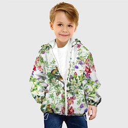 Куртка с капюшоном детская Райский остров, цвет: 3D-белый — фото 2