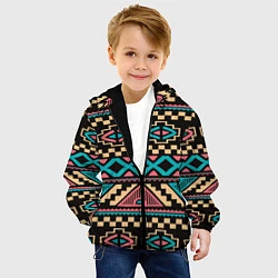 Куртка с капюшоном детская Ethnic of Egypt, цвет: 3D-черный — фото 2