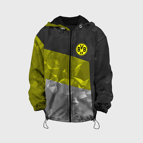 Детская куртка BVB FC: Dark polygons / 3D-Черный – фото 1
