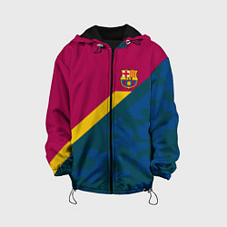 Куртка с капюшоном детская Barcelona FC: Sport Camo 2018, цвет: 3D-черный